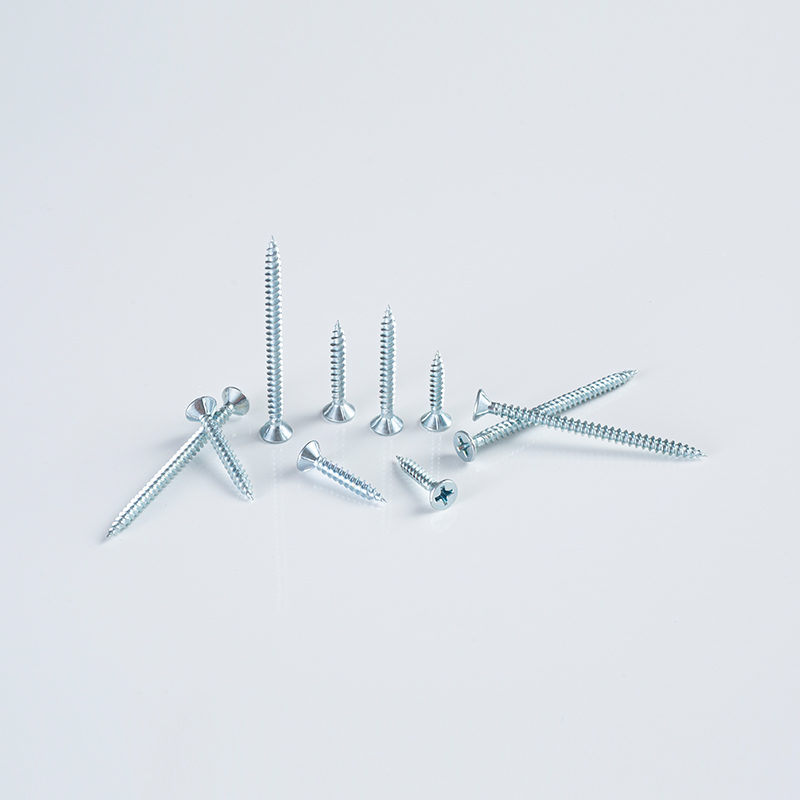 3.5×7×22-51 Tornillo acanalado avellanado de calibre ligero de zinc Cr6