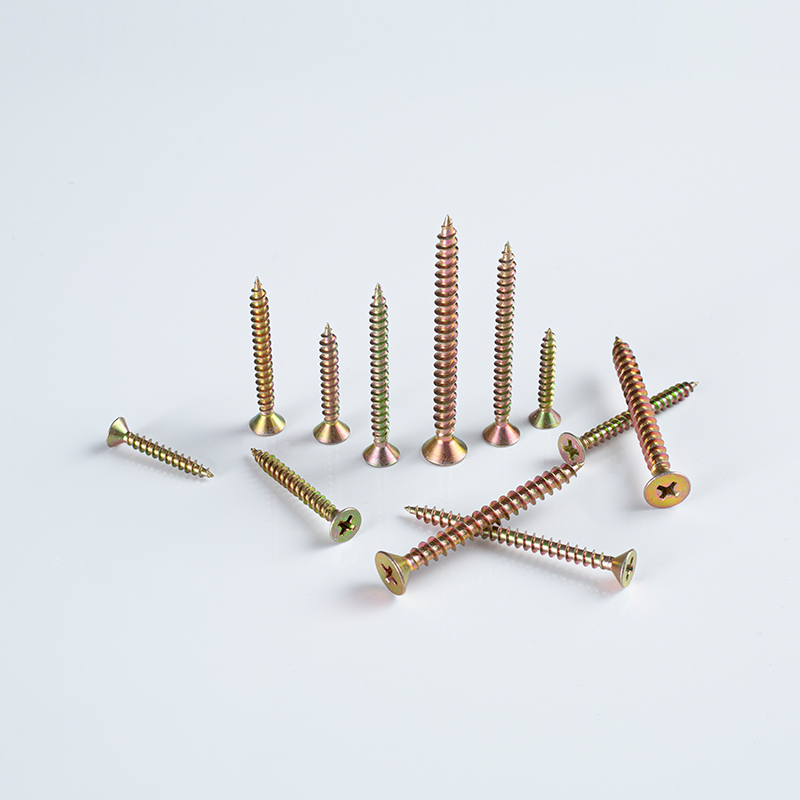 8-10×20-75 Z/Y Tornillo de tablero de fibra avellanado simple con hueco cruzado
