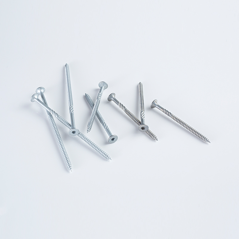 Tornillo de rosca retorcida con cabeza acampanada hexagonal interna T17 14-10×100