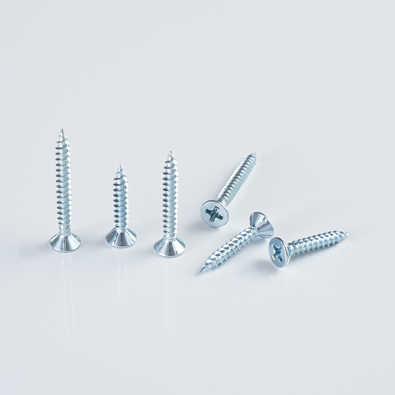 Tornillo para paneles de yeso acanalados con cabeza de corneta chapada en zinc Cr6 3.5×7×22-51
