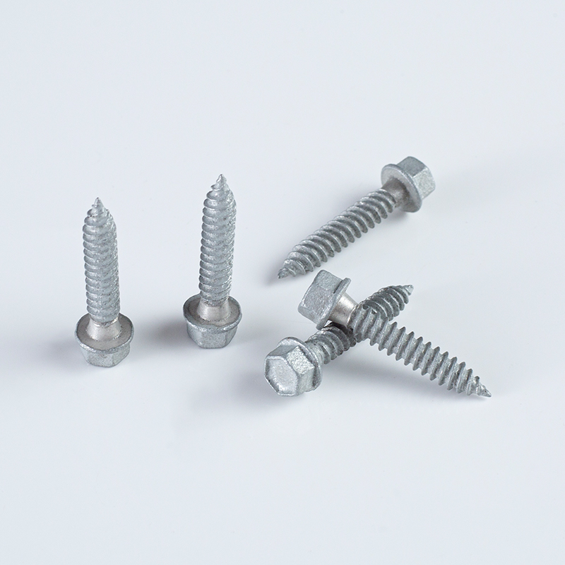 Tornillo autorroscante de punta afilada con cabeza de brida hexagonal externa CL3 de 10-24 x 25