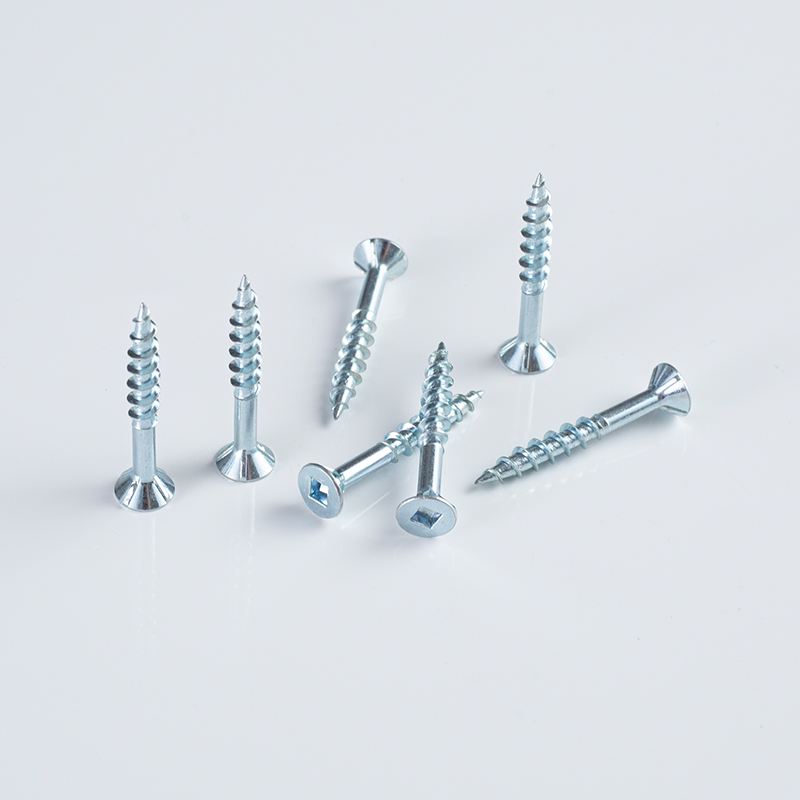 4.2*32-45 Zinc azul-blanco de tres pasos con tornillo para tablero de plástico encerado