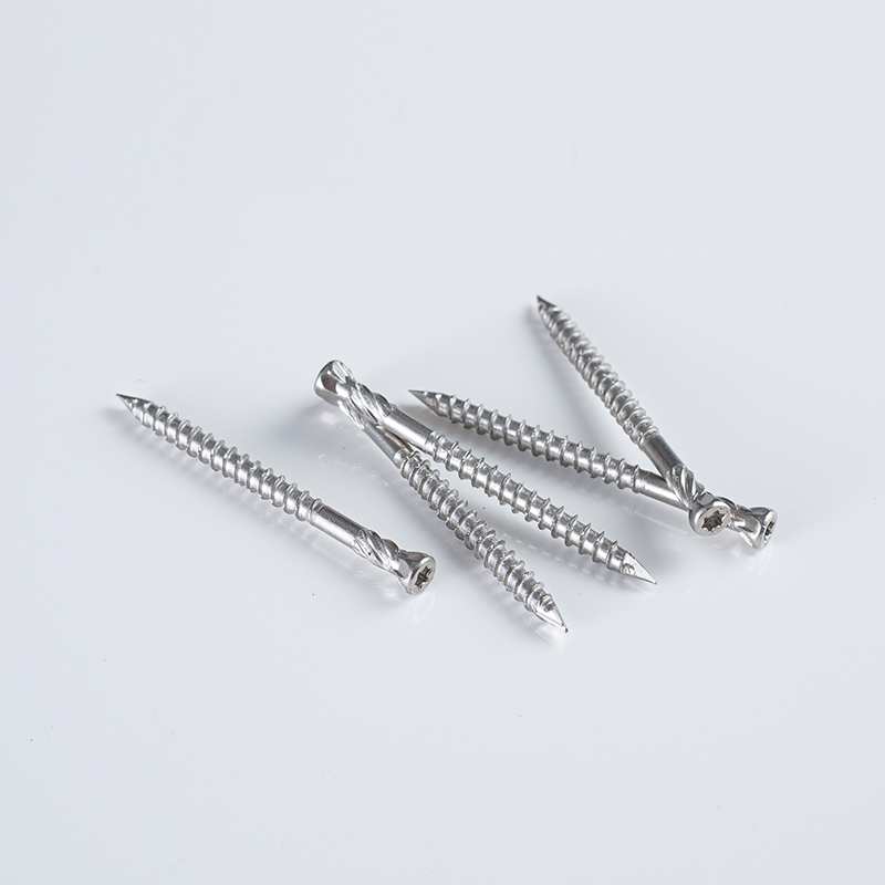 SS316 Torx Cabezal avellanado pequeño con punta de punta 10G x 50-65 T20 A4
