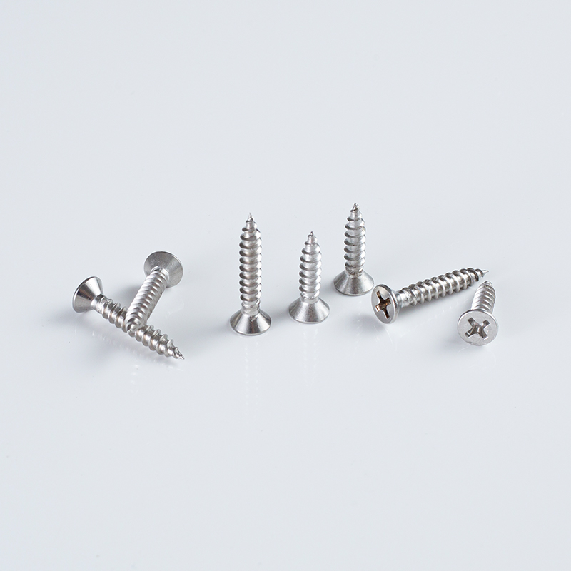 SS316 Tornillo avellanado automático estándar estadounidense Phillips 8GA x 3/8-1-3/4 Grado A4