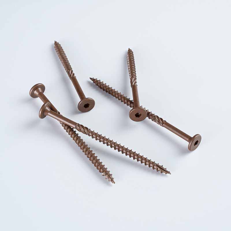 16-7x75-125 Tornillo moleteado dentado hexagonal interno Ruspert 500H T17 marrón